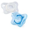 Chicco Succhietto Gommottino Silicone 0/2 mesi Bimbo - 2 Pezzi