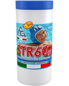 C.A.G Chemical 60GR0012 STR60GR Cloro Granulare 1.2KG