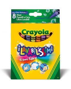 I Lavabilissimi Maxi Pastelli a Cera - Crayola 523282