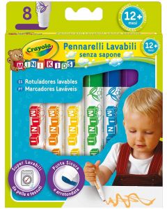 Pennarelli Mini Kids Inchiostro Super Lavabile - Crayola 8324