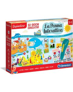 Clementoni - 16212 - Sapientino - La Penna Interattiva 50 giochi educativi