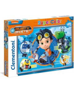 Rusty Rivets Puzzle Maxi 104 Pezzi - Clementoni 27103