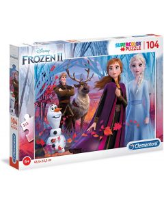 Puzzle Disney Frozen 2-104 Pezzi - Clementoni 27274