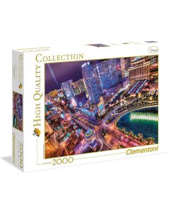 Puzzle HQC Las Vegas, 2000 Pezzi - Clementoni 32555