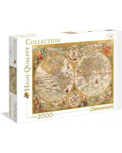 Collection Puzzle - Ancient Map - 2000 Pezzi - Clementoni 32557