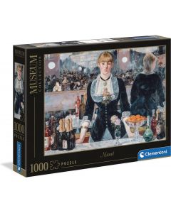 Clementoni Museum Collection-Manet, A Bar at The Folies-Bergère 1000