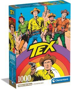 Clementoni Puzzle 1000 Pezzi Tex 39841