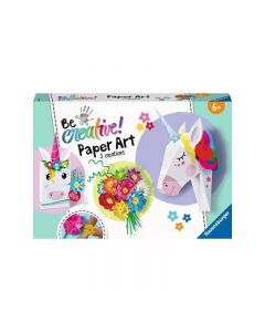 Ravensburger Creative Paper Art Fiori e Unicorno 23541