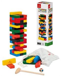 Gioco Da Tavolo Torre colorata Con Martello - Dal Negro 053976