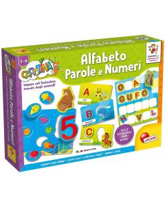 Gioco Carotina Alfabeto Parole e Numeri - Lisciani Giochi 60184 