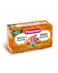 Plasmon Omo Manzo/Carote 2x104