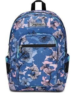 SEVEN Zaino Scuola Freethink Reflex, Viola Blu, Girl - 102451542