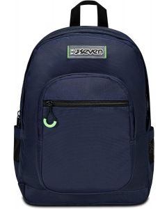 SEVEN Zaino Scuola Freethink, Blu, Unisex - 102452550