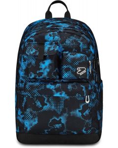 SEVEN Zaino Scuola Pro XXL Pockets The Double, Blu Nero - 102464519