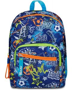 SEVEN SJ Ever Zaino Scuola, Blu, Goalstreet Boy - 20C202421