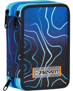 SEVEN Astuccio Scuola 3 Zip Special Mapset Boy - 300102482