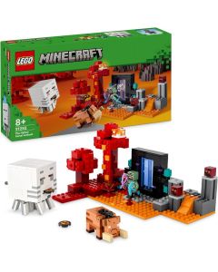 LEGO Minecraft Agguato nel Portale del Nether - 21255