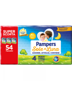 Pampers Sole&Luna TRIOPACK TG.4 - Maxi - 7/18KG 