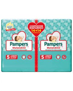 Pampers Baby Dry Mutandino DUOPACK TG.5 - Junior - 12/18 KG