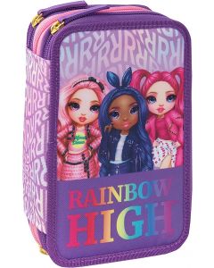 Rainbow High Astuccio Scuola Triplo - Panini 69576