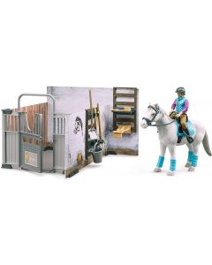 Bruder 62506 - Stalla Con Cavallo E Accessori