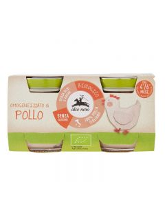 Alce Nero Omogeneizzato Pollo Bio - 2X80 GR