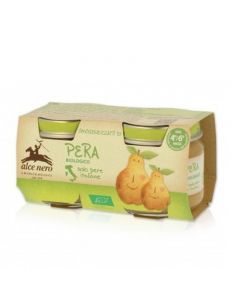 Alce Nero Omogeneizzato Frutta Pera - 2X80 GR