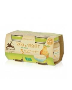 Alce Nero Omogeneizzato Frutta Pera & Yogurt - 2X80 GR