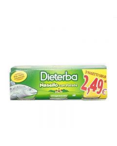 Dieterba Omogeneizzato Pesce Nasello - 3X80 GR