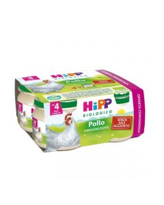 Hipp Omogeneizzato Bio Carne Pollo - 4X80GR