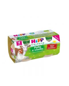 Hipp Omogeneizzato Bio Carne Pollo & Vitello - 2X80GR