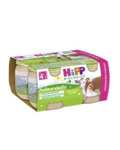 Hipp Omogeneizzato Bio Carne Pollo & Vitello - 4X80GR