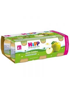 Hipp Omogeneizzato Bio Frutta Mela Golden - 6X80GR