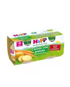 Hipp Omogeneizzato Bio Carote con Patate  - 2X80GR