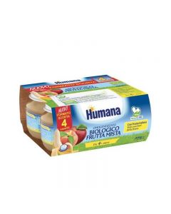 Humana Omogeneizzato Frutta Mista - 4x100 GR