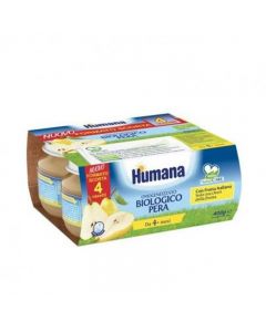 Humana Omogeneizzato Frutta Pera - 4x100 GR