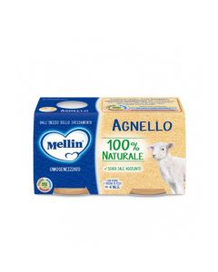 Mellin Omogeneizzato Carne Agnello - 2X80 GR