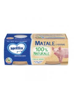 Mellin Omogeneizzato Carne Maiale - 2X80 GR