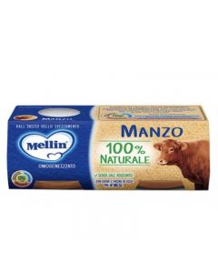 Mellin Omogeneizzato Carne Manzo - 2X80 GR