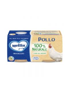 Mellin Omogeneizzato Carne Pollo - 2X80 GR