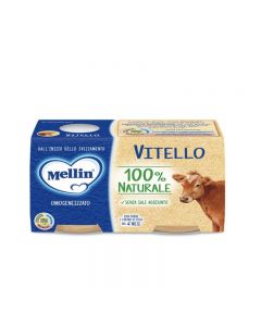 Mellin Omogeneizzato Carne Vitello - 2x80 GR