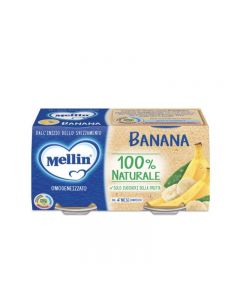 Mellin Omogeneizzato Frutta Banana - 2x100 GR