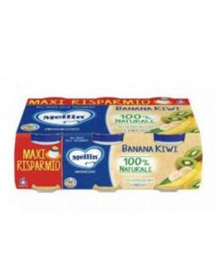 Mellin Omogeneizzato Frutta Banana & Kiwi - 6x100 GR