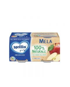 Mellin Omogeneizzato Frutta Mela - 2x100 GR