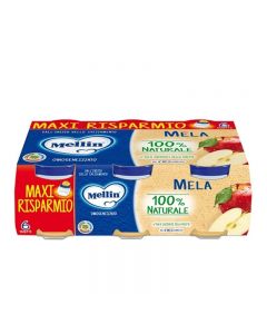 Mellin Omogeneizzato Frutta Mela - 6x100 GR