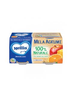 Mellin Omogeneizzato Frutta Mela & Agrumi - 2x100 GR