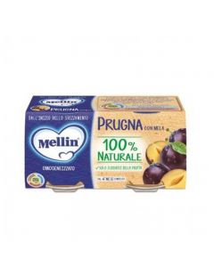 Mellin Omogeneizzato Frutta Prugna - 2x100 GR