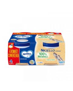 Mellin Omogeneizzato Pesce Nasello - 4x80 GR