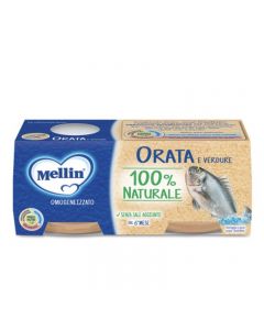 Mellin Omogeneizzato Pesce Orata - 2x80 GR