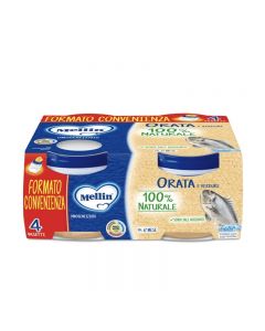 Mellin Omogeneizzato Pesce Orata - 4x80 GR